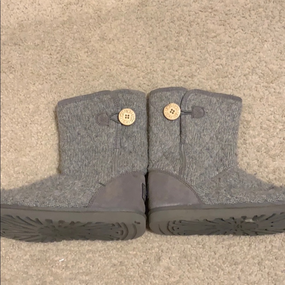 Grey ankle UGGs